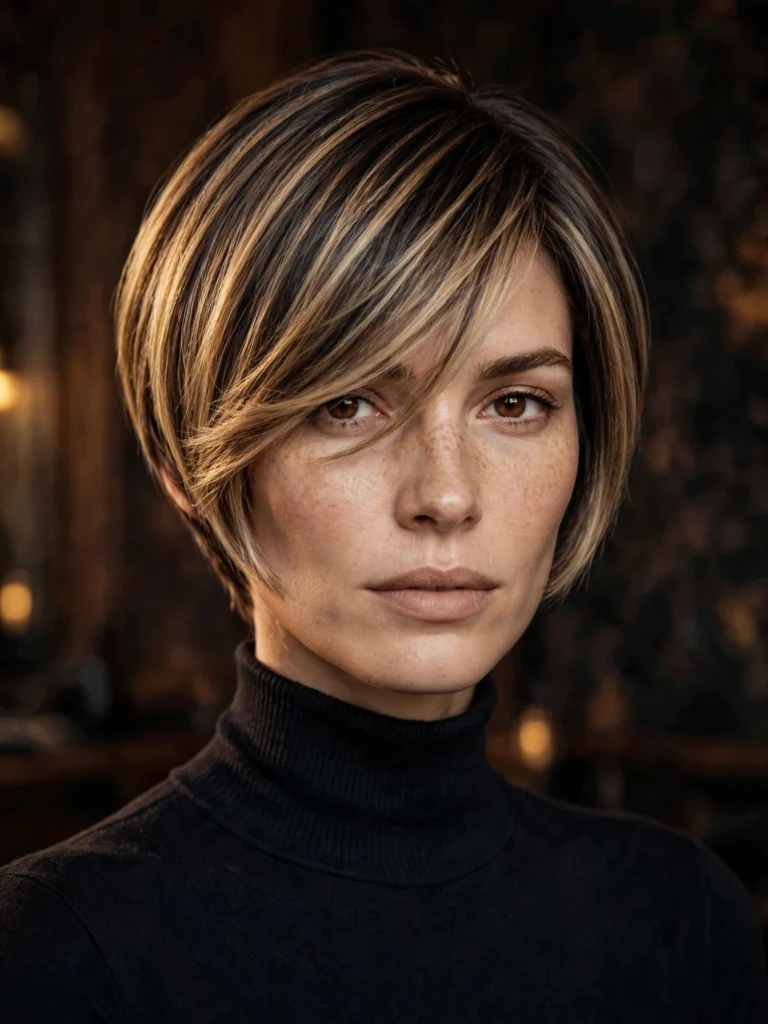 Bixie haircut for fine hair