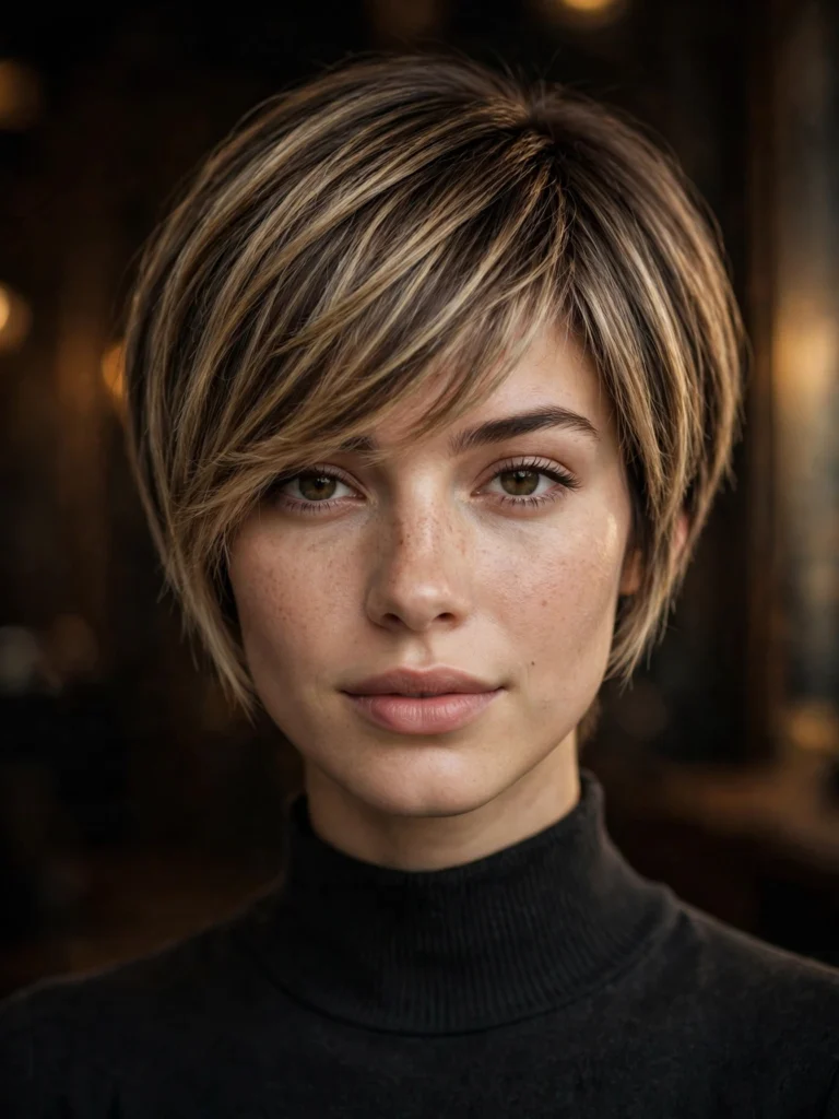 Bixie haircuts with side-swept bangs bixie collection